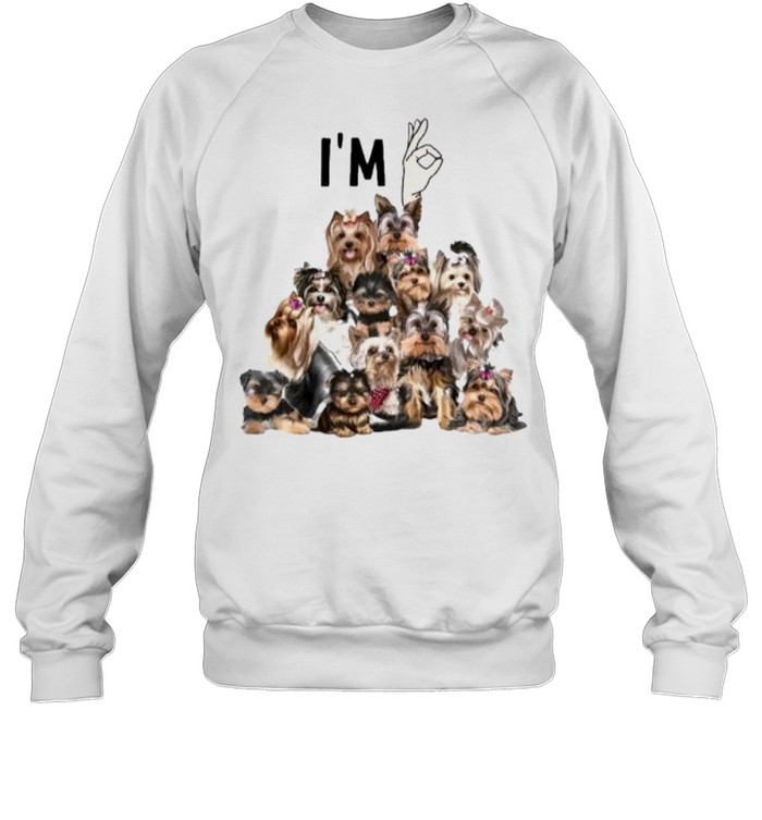 i’m Ok Yorkshine Terriers Unisex Sweatshirt