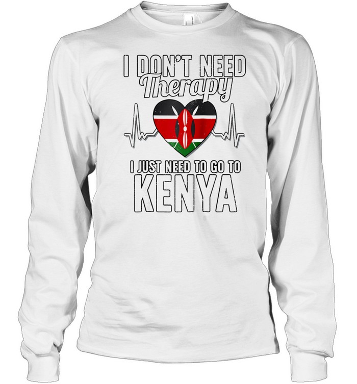 Kenyan Flag I Kenya Flag I Vacation Kenya shirt Long Sleeved T-shirt
