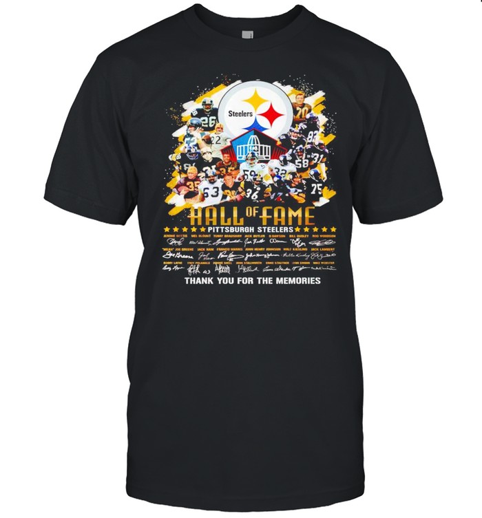 Hall of fame Pittsburgh Steelers thank you for the memories shirt