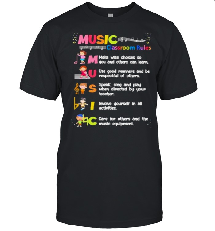 Premium music Classroom Rules  Classic Men's T-shirt