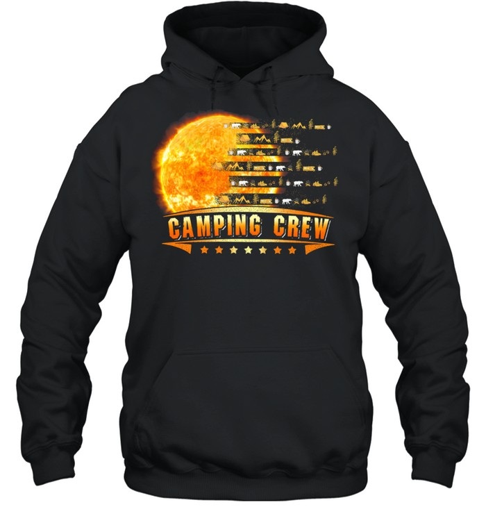 Camping Crew Moon shirt Unisex Hoodie