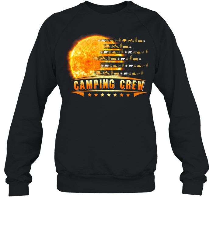 Camping Crew Moon shirt Unisex Sweatshirt