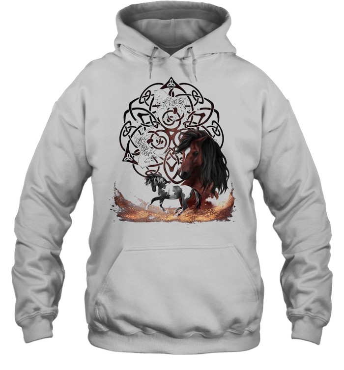 Celtic Knot Horse Men Women T-shirt Unisex Hoodie