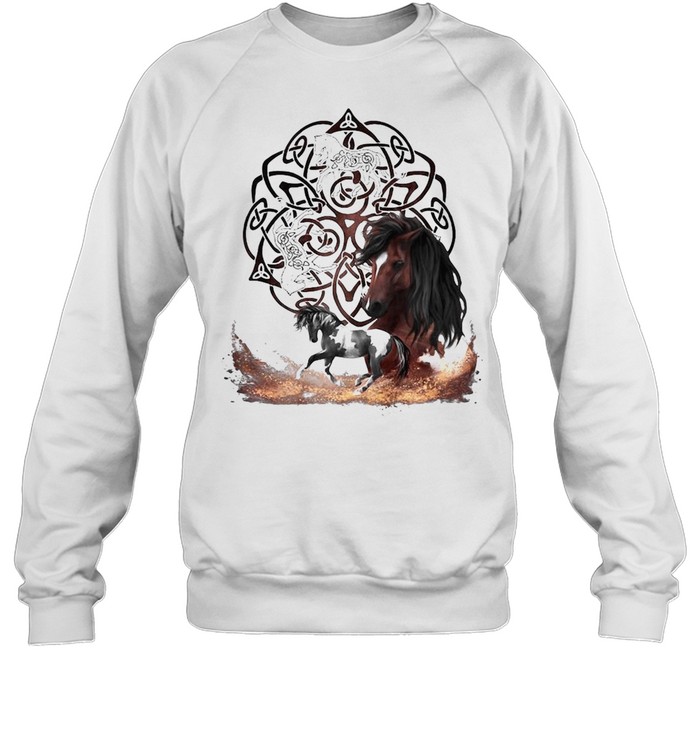 Celtic Knot Horse Men Women T-shirt Unisex Sweatshirt