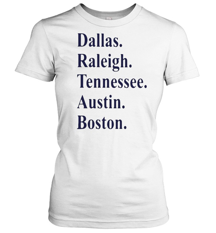 Dallas Raleigh Tennessee Austin Boston T-shirt Classic Women's T-shirt