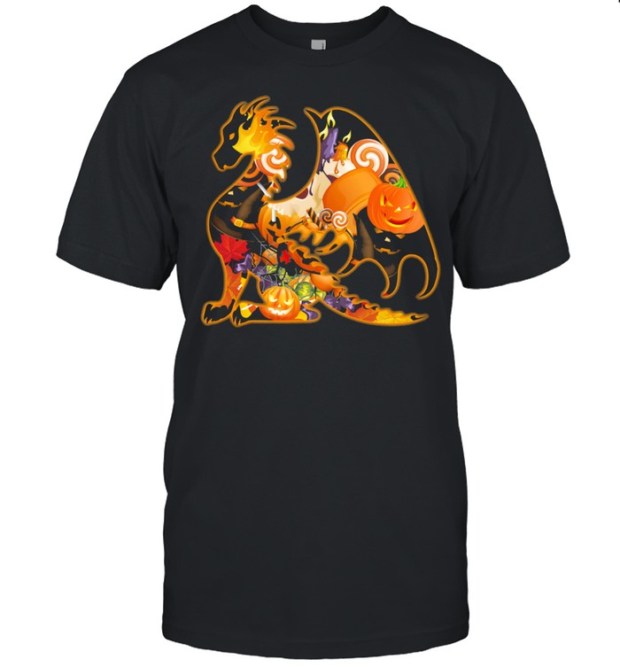 Dragon and Pumpkin Halloween 2021 shirt Classic Men's T-shirt