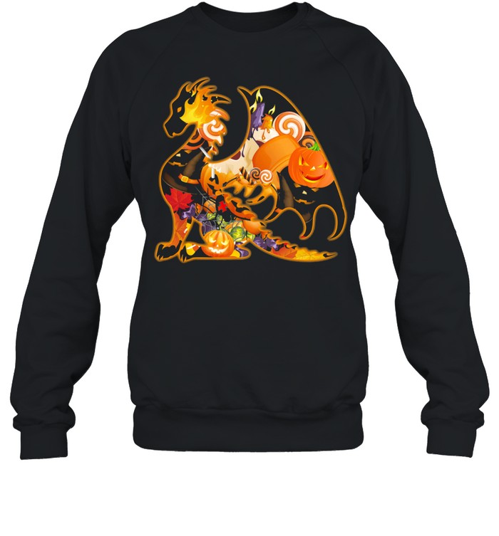 Dragon and Pumpkin Halloween 2021 shirt Unisex Sweatshirt