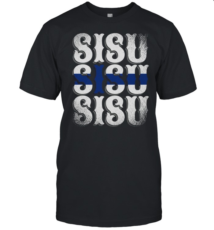 Finnish Flag Finland Pride Proud Finn Sisu Finland shirt Classic Men's T-shirt