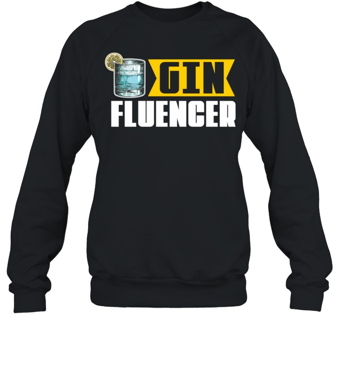 Ginfluencer Gin Cocktail Liebhaber Geschenk Gin Tonic Langarmshirt shirt Unisex Sweatshirt