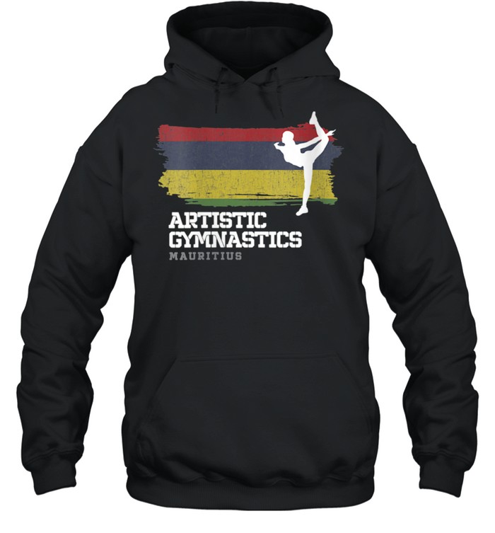 Gymnastics Mauritius Gymnast Girl Artistic Gymnastics shirt Unisex Hoodie