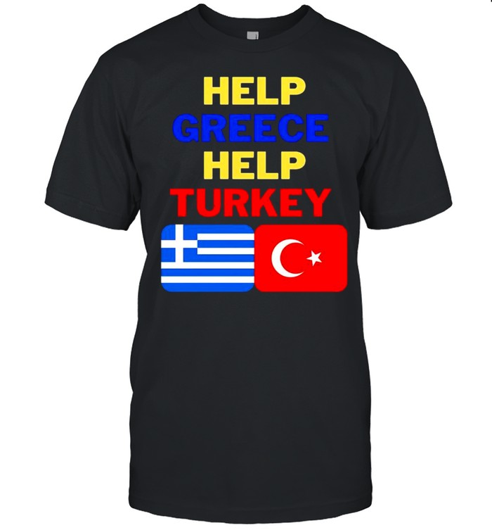 Help greece help Turkey shirt Classic Men's T-shirt