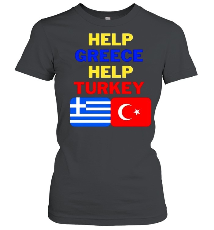 Help greece help Turkey shirt Classic Women's T-shirt