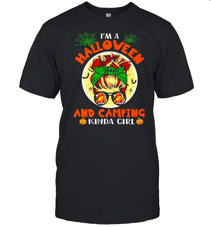 I’m a Halloween and camping kinda girl shirt Classic Men's T-shirt