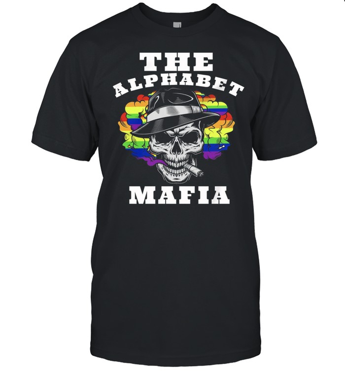 LGBT Skull smoking the alphabet mafia shirt Classic Men's T-shirt