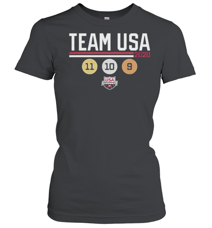 Team USA 2020 Swimming medal count shirt Classic Women's T-shirt