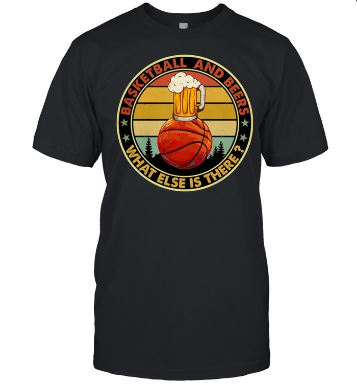 Basketball And Beers What Else Is There Vintage Retro shirt Classic Men's T-shirt