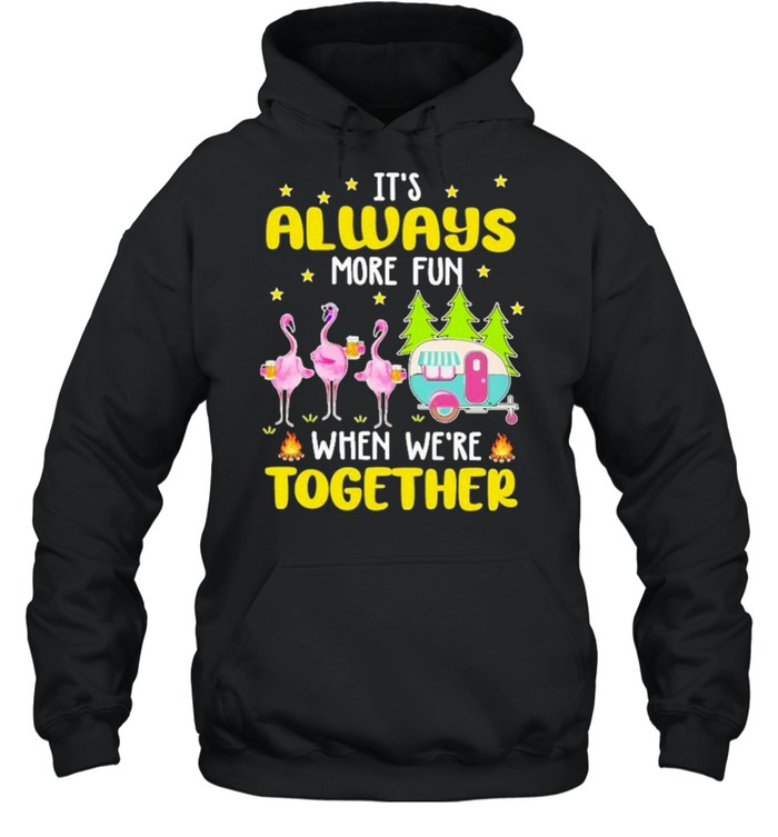 camping its always more fun when were fun when were together shirt Unisex Hoodie