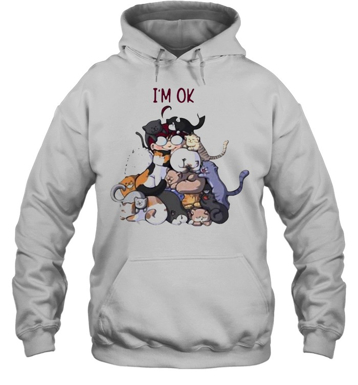 I’m Ok Redhead Cat T-shirt Unisex Hoodie