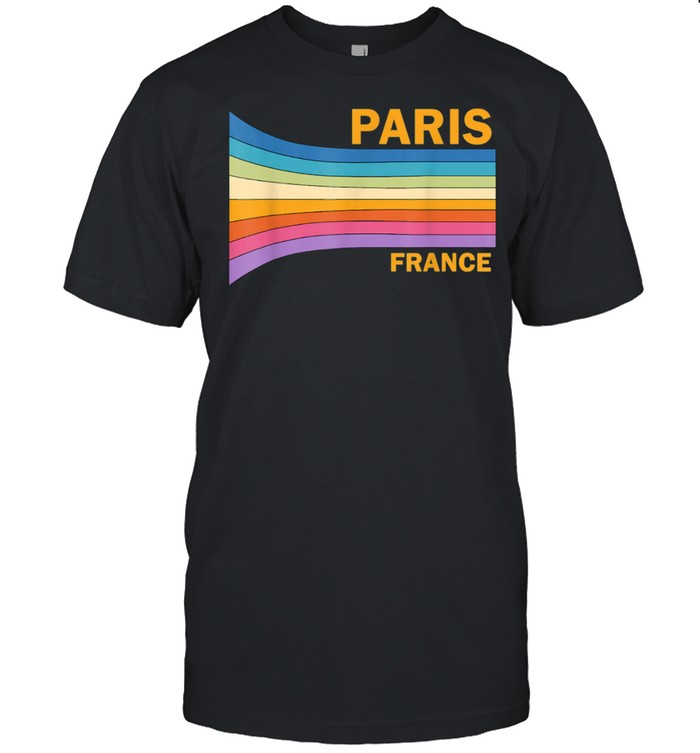 Retro Vintage 70s Paris France shirt Classic Men's T-shirt