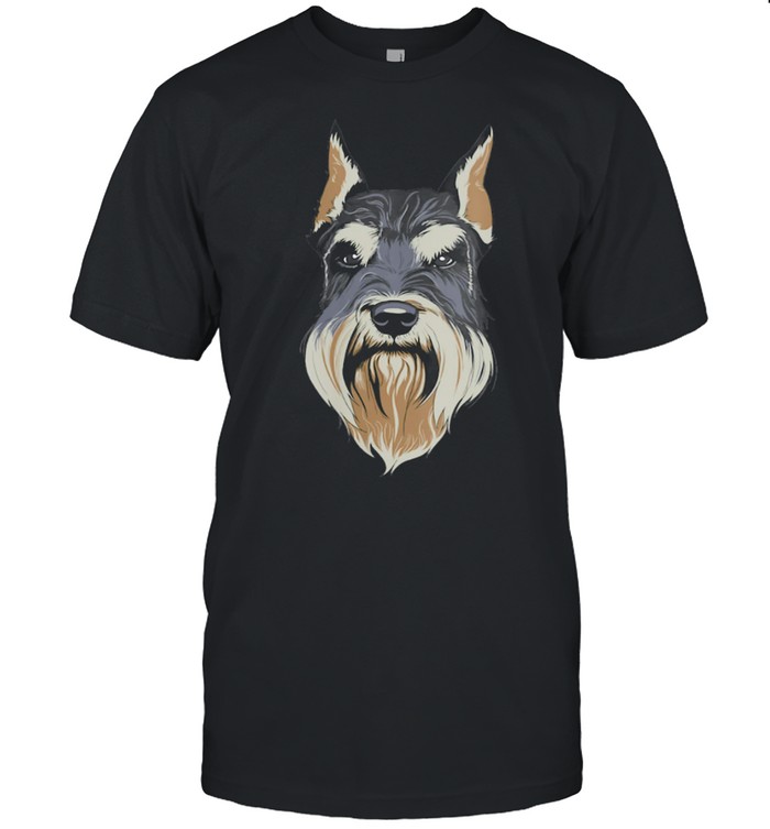 Schnauzer Head Animal Keeper Pet Owner Whisperer shirt Classic Men's T-shirt