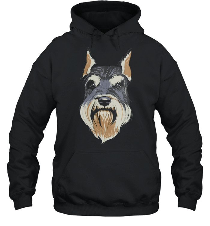 Schnauzer Head Animal Keeper Pet Owner Whisperer shirt Unisex Hoodie