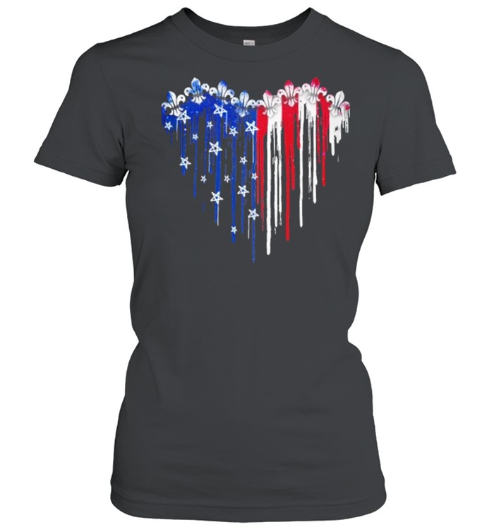 Scout love heart American flag shirt Classic Women's T-shirt