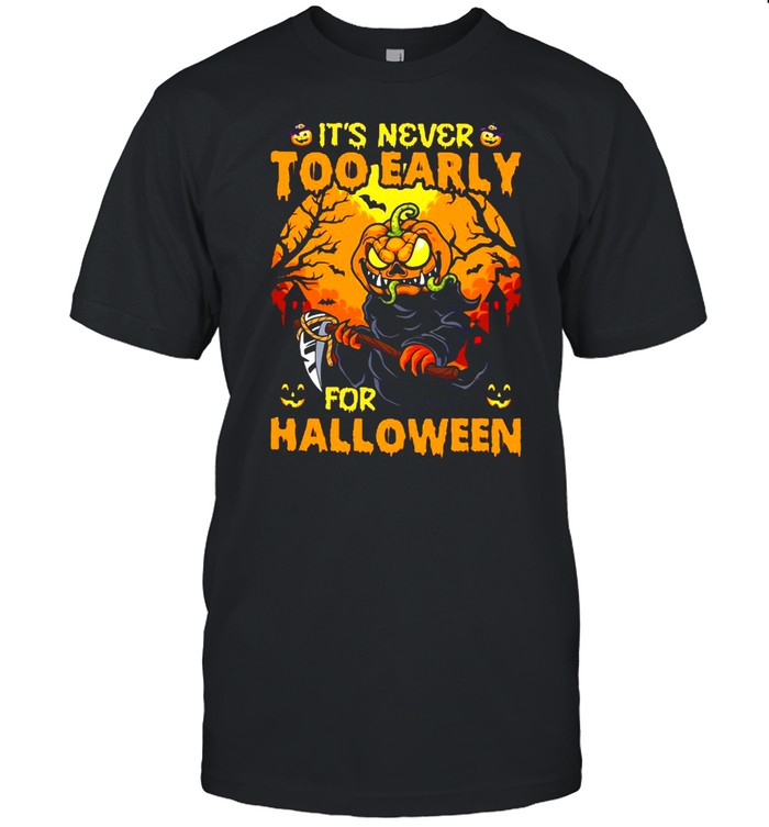 Skull It’s Never Too Early For Halloween T-shirt Classic Men's T-shirt