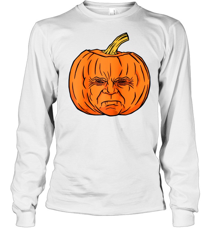 Bidenkin Halloween Pumpkin Joe Biden shirt Long Sleeved T-shirt