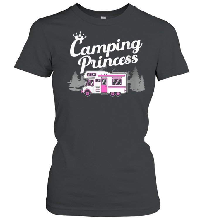 Camping Designs For Girls Camper Lady Hikers shirt Classic Women's T-shirt