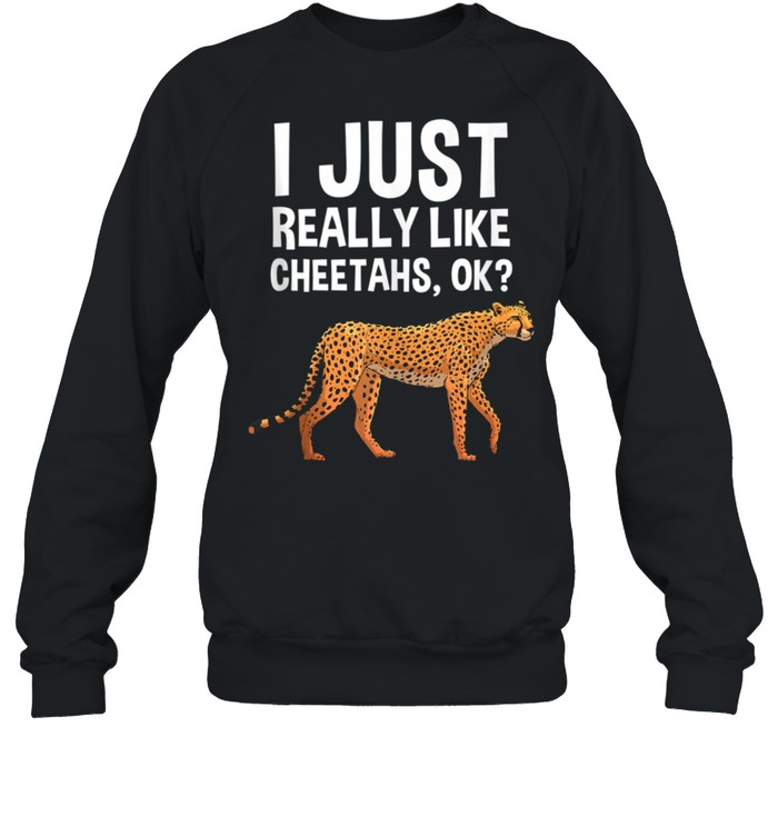 Cheetah Design Girls Leopard Wildlife Safari shirt Unisex Sweatshirt