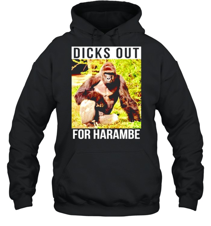 Dicks out for harambe shirt Unisex Hoodie