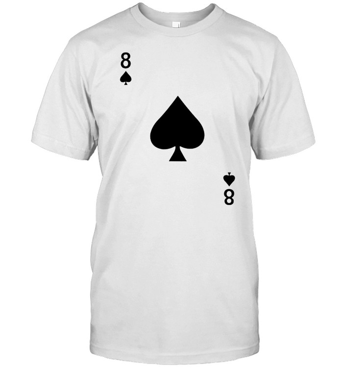 Eight of spades blackjack playing cards shirt Classic Men's T-shirt