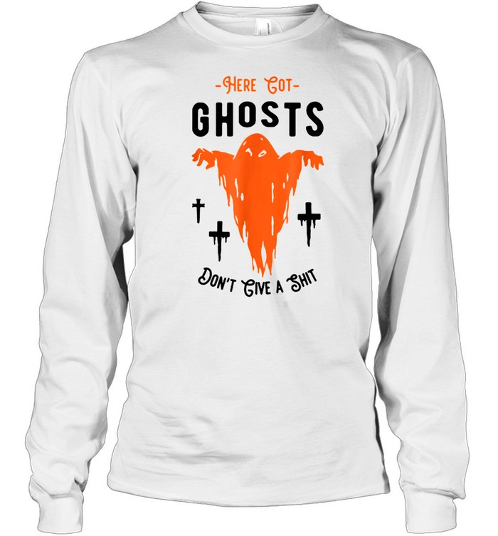 Halloween Horror Ghost For Halloween Day shirt Long Sleeved T-shirt