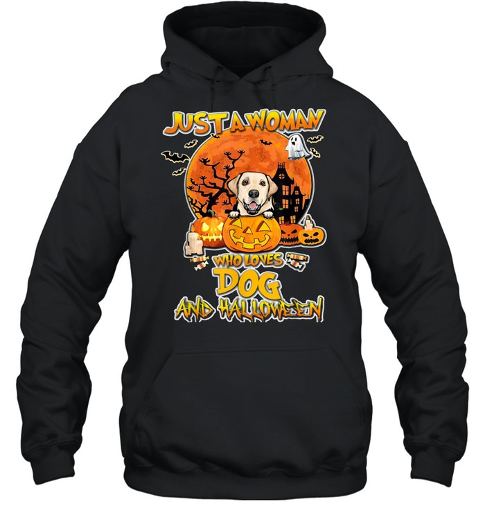 Labrador Just A Who Loves And Halloween shirt Unisex Hoodie