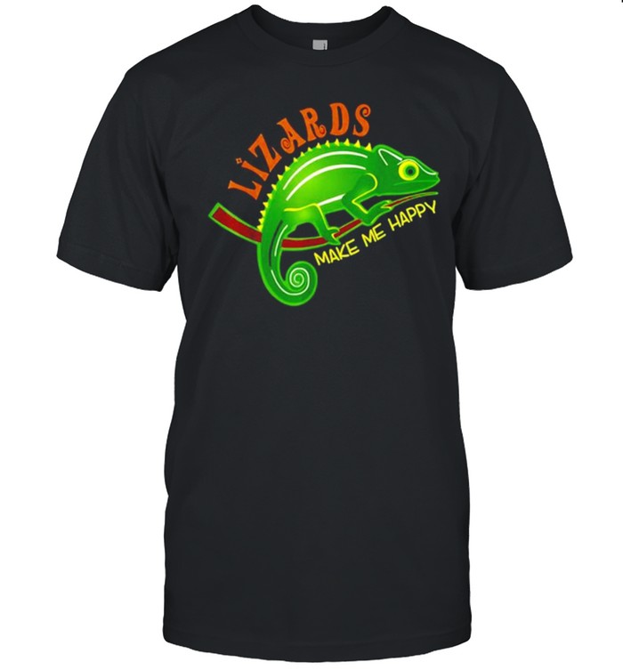 Lizards make me happy shirt Classic Men's T-shirt