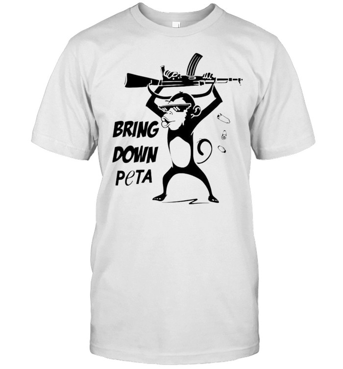 Monkey bring down peta shirt Classic Men's T-shirt