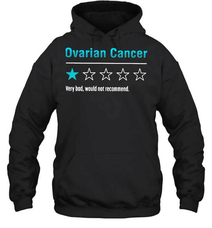 ovarian cancer very bad would not recommend shirt Unisex Hoodie