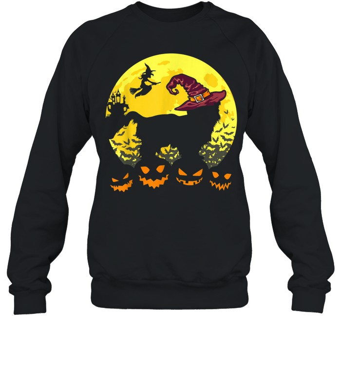 Retro Halloween Costume Shih Tzu With Witch Hat shirt Unisex Sweatshirt