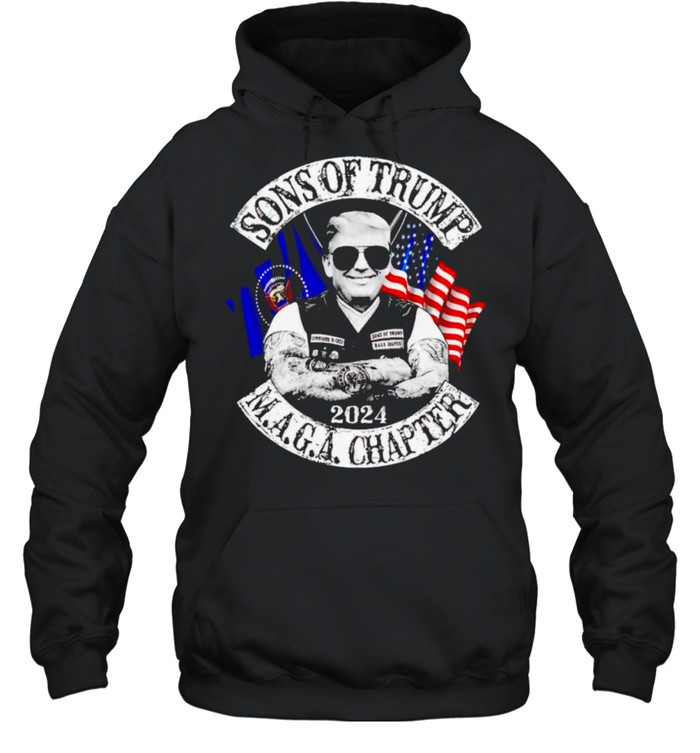 Sons of Trump 2024 Maga chapter shirt Unisex Hoodie