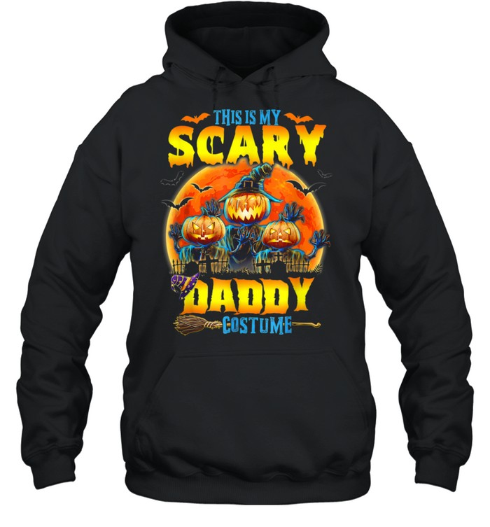 This Is My Scary Daddy Costume Jack O Lantern Halloween shirt Unisex Hoodie