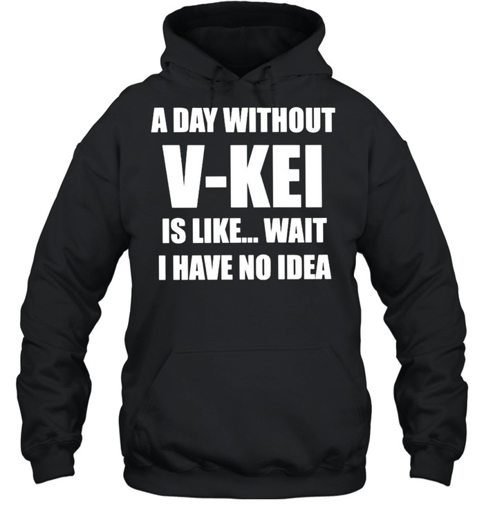 A day without V-Kei is like wait I have no idea shirt Unisex Hoodie