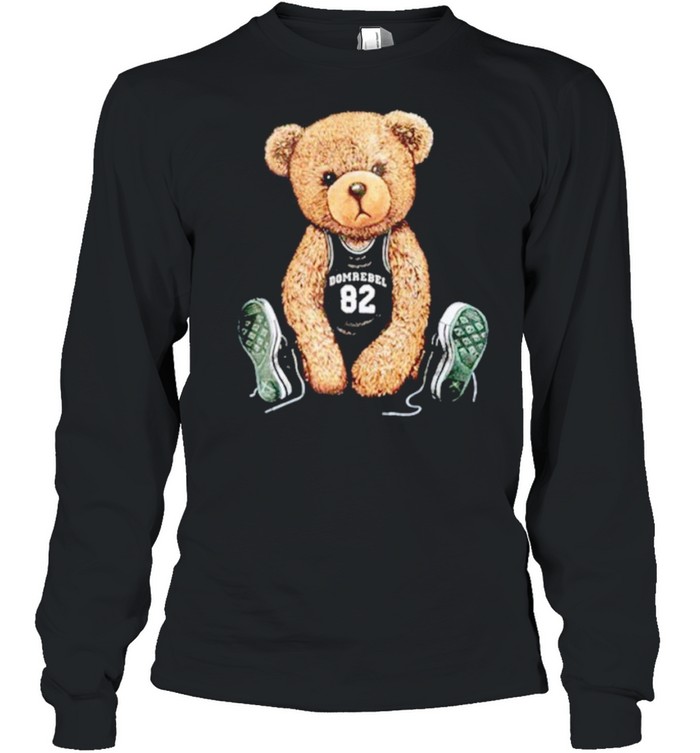 Bear Giannis Antetokounmpo Domrebel 82 shirt Long Sleeved T-shirt