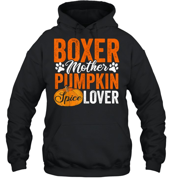 Boxer Dog Halloween Pumpkin Apparel, Autumn Pet shirt Unisex Hoodie