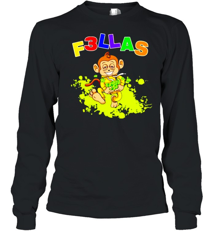 Monkey haha Davis F3llas shirt Long Sleeved T-shirt