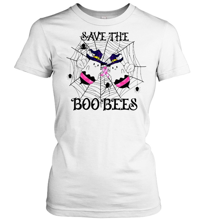 Spiderweb Save The Boo Bees Halloween T-shirt Classic Women's T-shirt