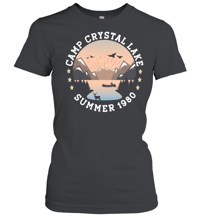 Summer Camp Retro 1980 Crystal Lake Halloween shirt Classic Women's T-shirt