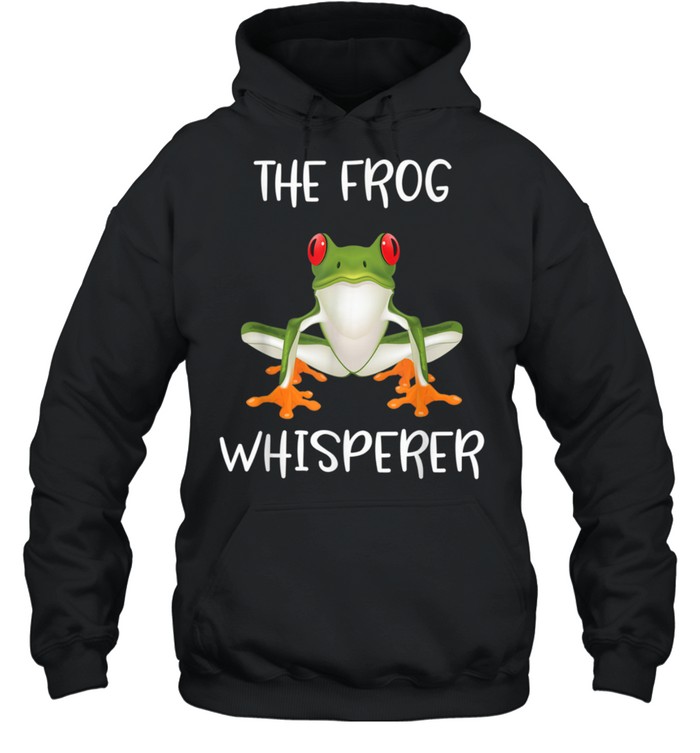 The Frog Whisperer Novelty Frog shirt Unisex Hoodie