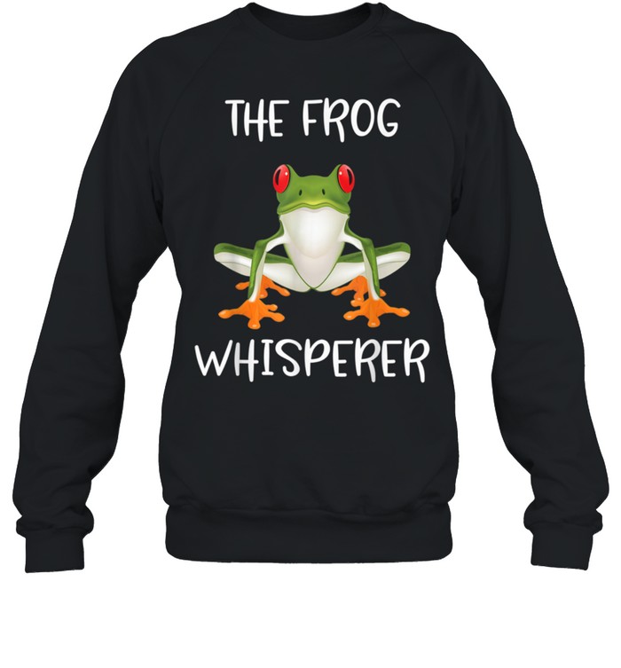 The Frog Whisperer Novelty Frog shirt Unisex Sweatshirt