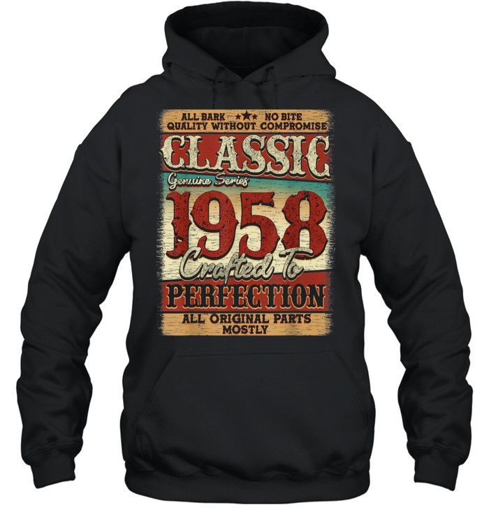 Vintage 1958 Limited Edition 63 years old 63rd Birthday shirt Unisex Hoodie