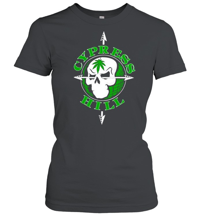 Weed Cypress Hill Skull Globe shirt Classic Women's T-shirt